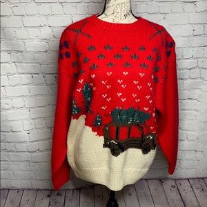 G.H. Bass & co holiday sweater L